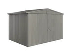 Abrigo de Jardim em Metal 7,20m² Esp. 0,53mm Europa 5 Biohort – Cinzento