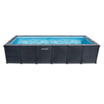 Piscina Graphite Retangular INTEX – 6,00 x 3,00 x 1,24m – Design Antracite