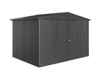 Abrigo de Jardim em Metal 7,20m² Esp. 0,53mm Europa 5 Biohort – Cinzento