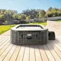 Spa Insufável INTEX PureSpa Ardoise – 6 Pessoas – 170 Bolhas – Wi-Fi – LED – Sal