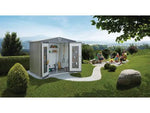 Abrigo de Jardim em Metal 7,20m² Esp. 0,53mm Europa 5 Biohort – Cinzento
