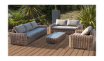 Conjunto de Jardim 6 Lugares em Resina Trançada BORA BORA