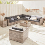 Conjunto de Jardim em Resina Trançada 8-10 Lugares VENEZIA